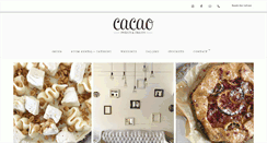 Desktop Screenshot of cacaosweetsandtreats.com